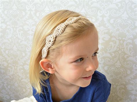 Provence Gold Fleck Headband Crochet Headband Pattern Mama In A