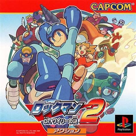 Rockman 2 Dr Wily No Nazo Playstation Capcom 1999 Mega Man