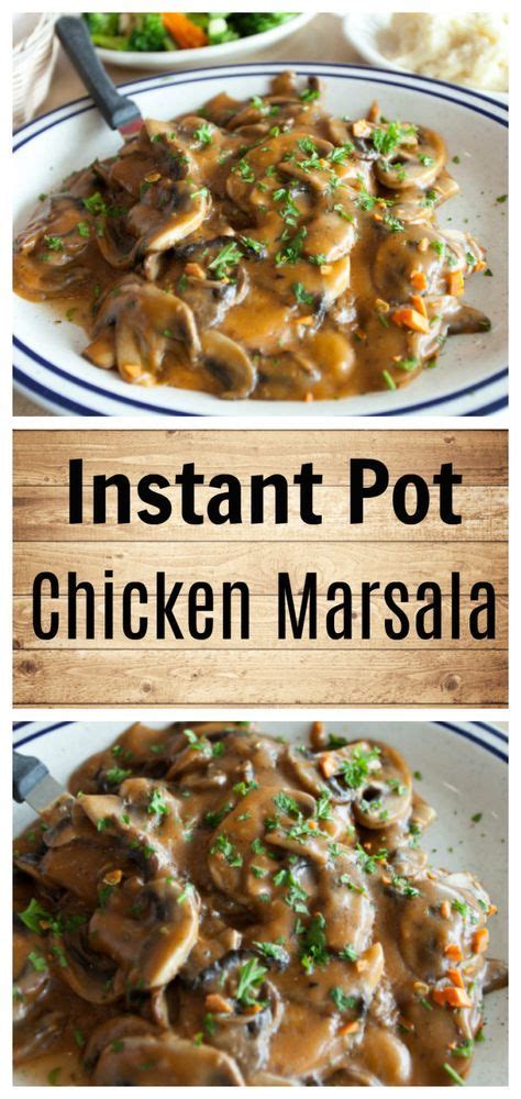 Secure lid and seal vent. Creamy Chicken Marsala | Recipe | Instant pot dinner ...