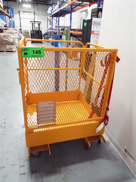 Nk 30a Forklift Man Basket With 660lb Capacity