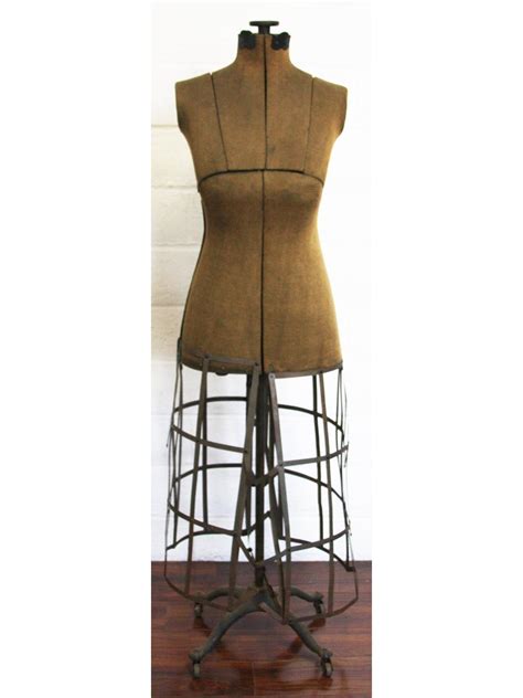 Vintage Adjustable Dress Form Light Brown