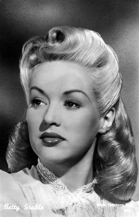Betty Grable Vintage Hairstyles 1940s Hairstyles Betty Grable
