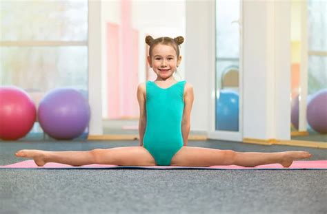 Little Girl Gymnastics Stretches