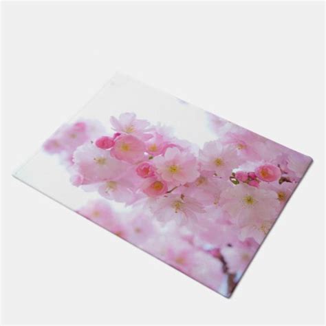 Japanese Cherry Blossom Doormat Zazzle