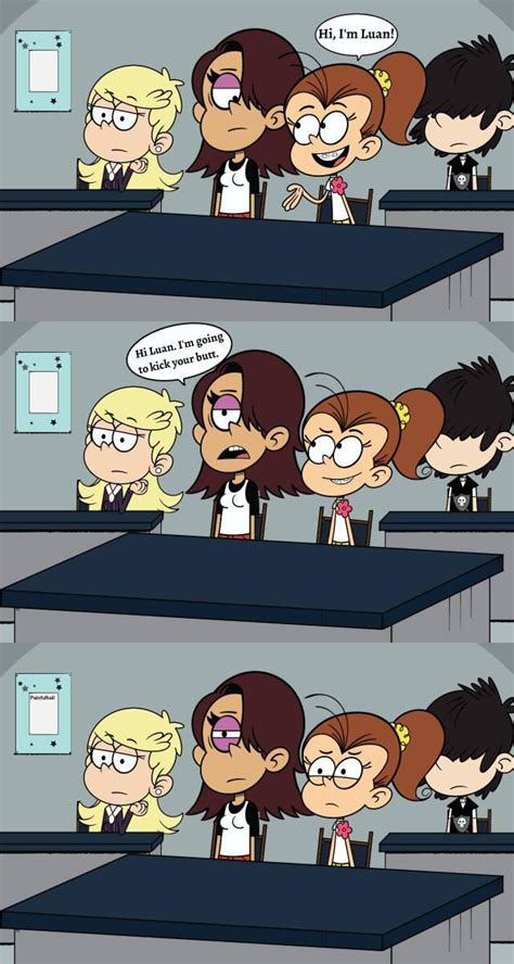 Hi Luan Im Going To Kick Your Butt By Painfulhail On Deviantart