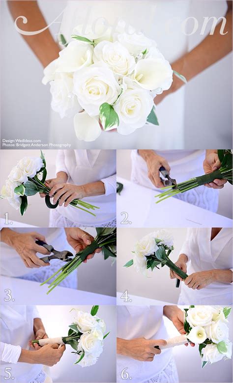 Wedding Bouquets Diy Artificial Flowers How To Make A Diy Wedding