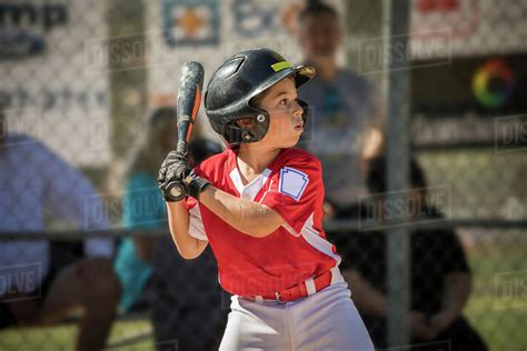 Boy Playing Baseball Stock Photo Dissolve