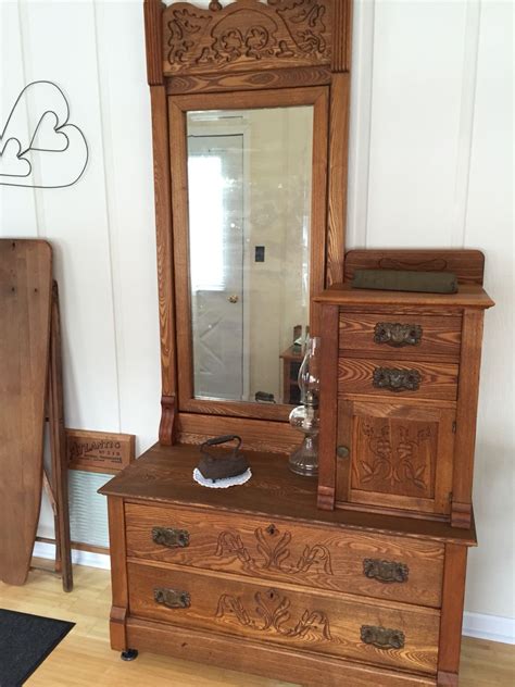 Antique Gentlemens Dresser Turned Out Great And Lots Of Storage