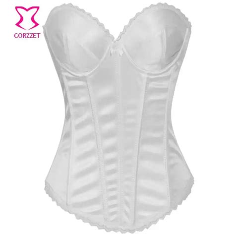 Detail Feedback Questions About Charmian Sexy Women White Lace Bustier