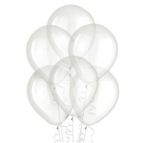 15ct 12in Clear Balloons Party City