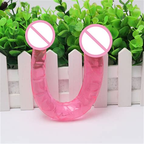 New Arrival Realistic Double Head Dildo For Women Soft Dual Ended Penis