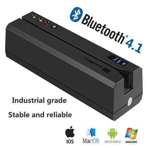 Maybe you would like to learn more about one of these? Update Version Bluetooth 4.1 X6 Pro 3 Tracks VIP Card Reader Writer Encoder