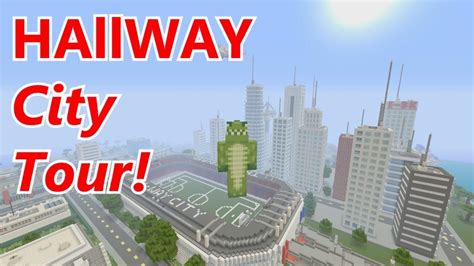 Minecraft Xbox Hallway City Tour Youtube