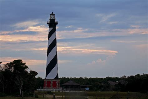 Cape Hatteras Lighthouse During Sunset In Buxton Nc Flickr