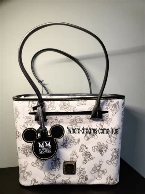 Disney Mickey Mouse Through The Years Tote By Dooney And Bourke New