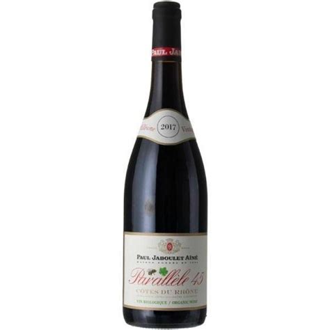 Côtes Du Rhône Parallèle 45 Bio 2017 Rouge 75cl Vin Paul Jaboulet Ainé