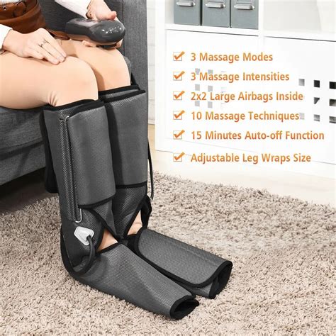 Neuropathy Foot And Leg Massager For Circulation Portable Electric Calf