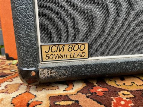 Vintage 1989 Marshall Jcm800 50w Lead Amplifier 1x12 Combo
