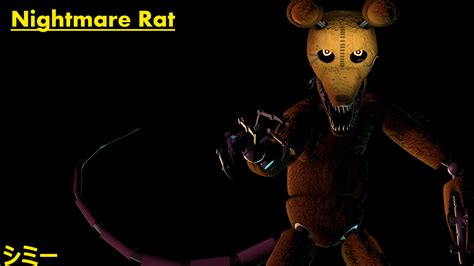 Fnac Sfm Nightmare Rat By Shimiiy On Deviantart