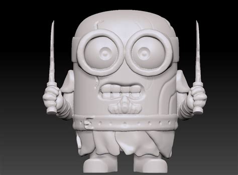 3d File Minion Kratos God Of War・3d Printing Model To Download・cults