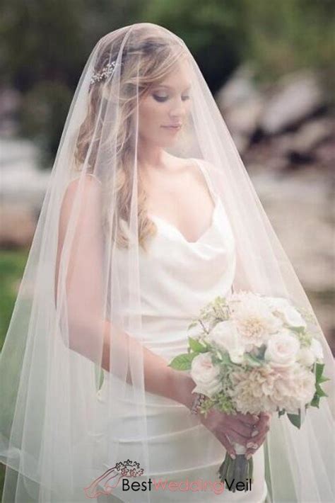 Fine Tulle Long Blusher Wedding Veil 2018 Bestweddingveil
