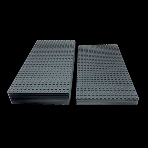 Lego 16x32 Base Plates Dark Grey Buildable On One Side 3857 Etsy