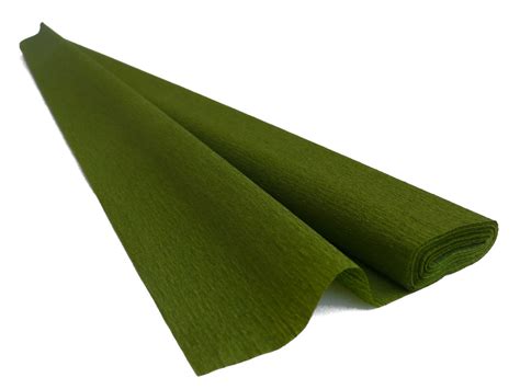 Italian Crepe Paper Roll 60 Gram 264 Musk Green Crepe Paper Paper