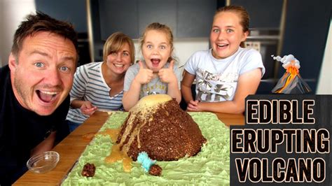 Edible Erupting Volcano Aka Doing Chloes Homework Youtube
