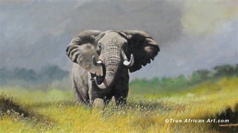 African Wildlife Painter Daniel Njoroge True African Youtube