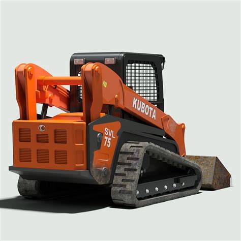 Kubota Svl75 Excavator 3d Model 159 3ds Fbx Obj Max Free3d