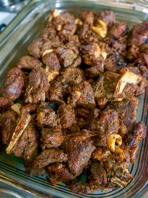 Tassot Cabrit Or Fried Goat Meat Bits Caribbean Green Living