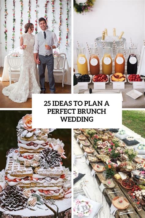 Ideas To Plan A Perfect Brunch Wedding Cover Brunch Wedding Morning