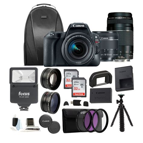 See and hear about the great enhancements the rebel sl2 offers over its predecessor rebel sl1 along. Canon EOS Rebel SL2 DSLR Camera w/ 18-55mm & 75-300mm ...