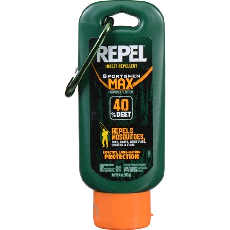 Repel Sportsmen Max Insect Repellent Lotion 4 Oz Hg 94079 Bandh