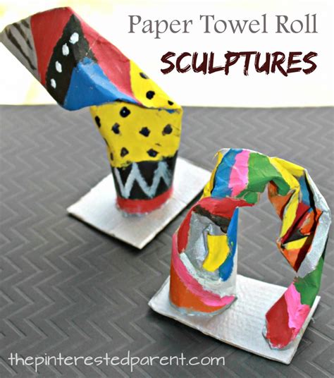 Paper Towel Roll Sculptures The Pinterested Parent