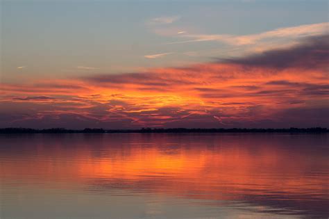 Free Images Sea Water Horizon Cloud Sun Sunrise Sunset Lake