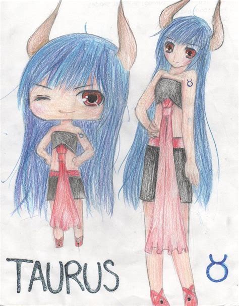 Taurus By Mikalincow Moon Witch Taurus Cute Art Zodiac Signs Demon