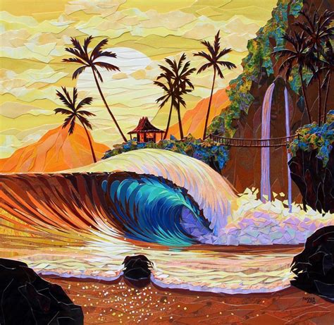 Rainbow Sherbet Surf Art By Patrick Parker Surfboard Art Surf Art