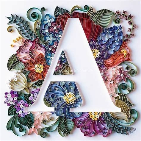 See more ideas about quilling, quilling letters, paper quilling. The Letter A | Type Design | Paper quilling designs ...