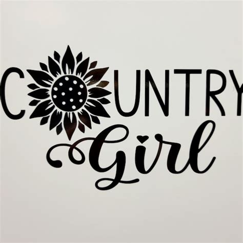 Country Girl Decals Etsy