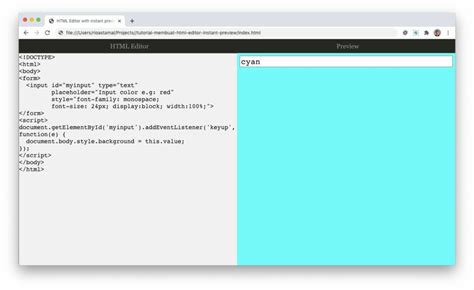 Cara menggunakan kode warna html backgroud. Membuat HTML Editor dengan Javascript Dilengkapi Instant Preview
