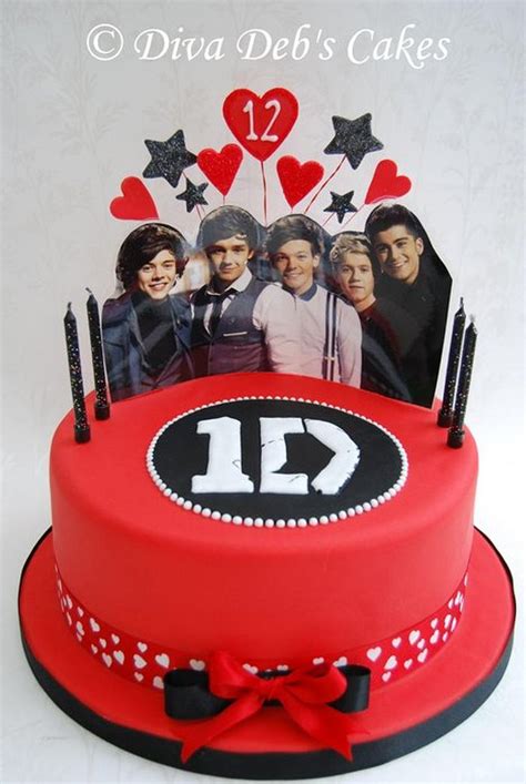 One Direction Cake Decorated Cake By Deborah Roberts Cakesdecor