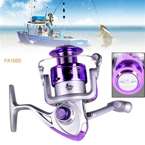 8BB Gear Ratio Saltwater Freshwater Fishing Spinning Reel FA1000 7000