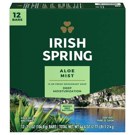 Irish Spring Deodorant Bar Soap Aloe Mist Shop Hand And Bar Soap At H E B
