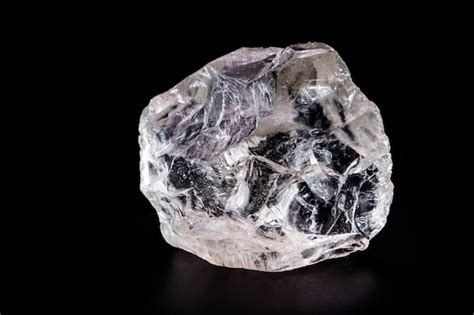 Diamant Brut Cristal Sous Forme Allotropique De Carbone Pierre