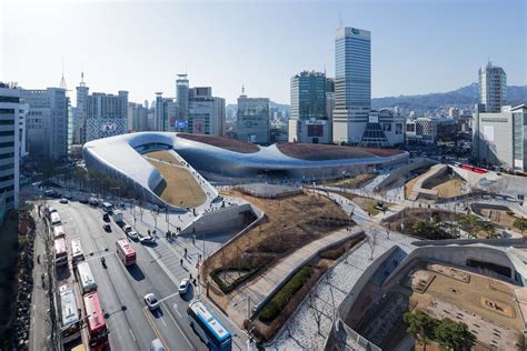Dongdaemun Design Plaza Seoul South Korea Zaha Hadid