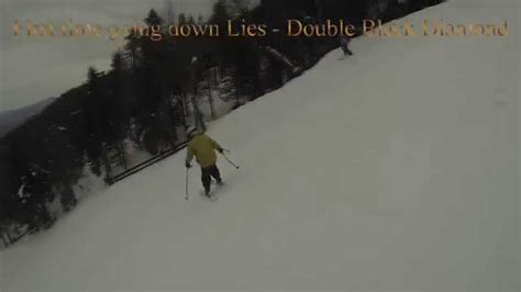 First Time Skiing At Double Black Diamond Trail Lies At Gore Mountain Youtube
