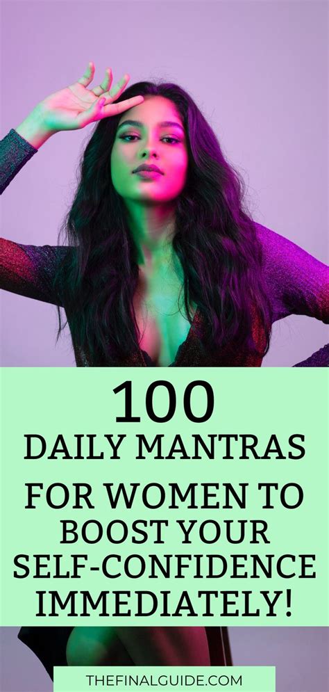 100 daily mantras for women to boost self confidence in 2021 affirmations for happiness
