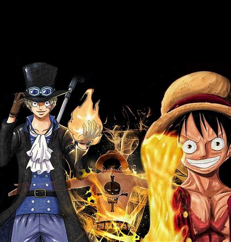 Asl Ace Anime Brothers Fire Luffy One Piece Sabo Hd Phone