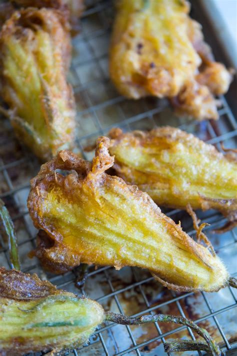Making the recipe is very simple, just prepare a good batter for frying. How to make brie-stuffed fried zucchini blossoms | Recipe ...